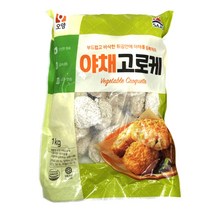 사조오양 고로케 튀김류 고로께 냉동 1kg 야채, 1개