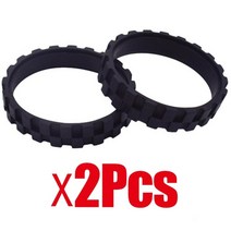 [호환제품] irobot hepa filter 사이드 브러시 메인 브러시 롤 irobot roomba i7 e5 e6 i 시리즈 로봇 진공 청소기 교체 예비 부품, 2pcs 휠 타이어