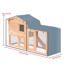 실내 대형 애완동물 새장 토끼 playhouse 커버 케이지 sl 토끼 동물 집 hen, l