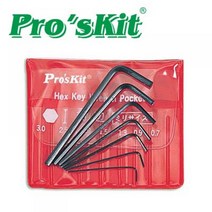 Prokit L형 육각 렌치 세트 소형 7pcs 렌치세트 육각렌치 별렌치 몽키스패너 파이프렌치 수공구