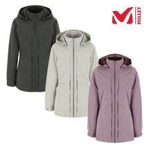 밀레 MILLET 3칼라 여성 여자 가을 간절기 부드러운 코튼터치 소재 캐주얼한 방풍 바람막이 자켓