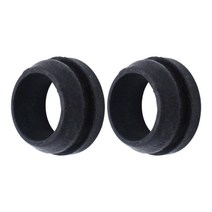 Ursmart 금속 밸브 커버 4880 4998 구성 요소에 적합한 2 조각 브리더 그로밋, 25mm, 검은 색, 고무