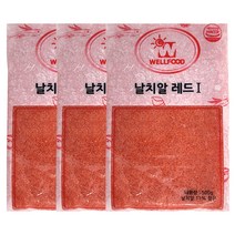 날치알 레드 500g 냉동 대용량 업소용 초밥재료 현이, 3팩