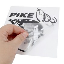 자동차 오토바이 바이크 낚시 스티커 동호회 클럽 DIY, 블랙