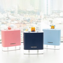 카카오가습기 WI19-HUMDF-D 듀얼무선 365 저소음 무드램프, 라이언(남색)