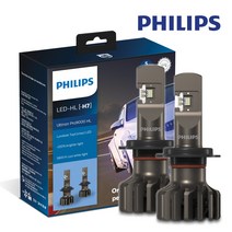 필립스 얼티논 프로 9000 합법인증 자동차 LED 전조등 안개등, H11_(안개등/2개1세트)