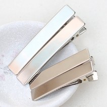 [펠트친구] 평평한 집게머리핀(6개)/헤어 악세사리 핀 만들기 꾸미기 소품 부자재 diy, 평평60mm