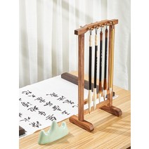 화방 붓걸이 붓 거치대 보관 원목 케이스 붓건조대, 8핀 닭날개나무 펜 기본 4개