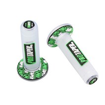 자전거튜닝 부품 악세사리 Protaper 커프스 핸들 바 고무 범용 오토바이 그립 7/8 "MX 레이싱 엔듀로, 12 Translucent Green