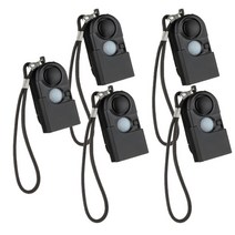 휴대용 경보기 캠핑 알람 120db 캠핑 여행 미니 pir 적외선 빛 여성안심귀가 호신기, 협력사, 5조각