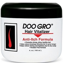DOO GRO Hair Vitalizer 가려움 방지 포뮬라 113.4g 4온스 2팩