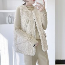 오버클래쓰 여성 트위드 뽀글이 베스트 기본 루즈핏 오피스룩