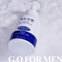 지오포맨 퍼펙트 포인원 워시 남성 올인원 샴푸 폼클렌징 면도크림 바디워시 4in1, 500ml, 3개