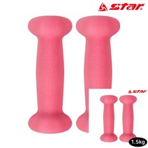 피트니스 네오프렌 아령 1 5KG X 2개 핑크 미용아령 아령가격