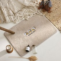 [벨라이프]두근두근 오리 자수 발매트