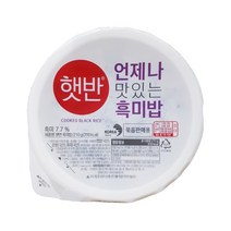 CJ 햇반 흑미밥 210gx12개