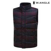 *본사직영* [와이드앵글] 남성 전판 체크 다운 베스트 WMW19632R9