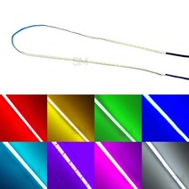 오토바이 초슬림 LED바 3mm 코브 면발광 튜닝 엘이디 COB, 블루