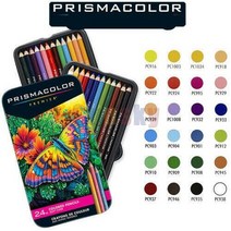 프리즈마 색연필 150 132 48 72색 24 컬러 스킨 컬러 초상화 sanford 드로잉 연필 유성 드로잉 연필 소프트 빅 코어 연필 sanford prismacolor, 24색