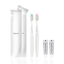 디케이 여행용 호텔용 일회용 프리미엄 JJ 칫솔치약 세트(원터치포장) X 1개입