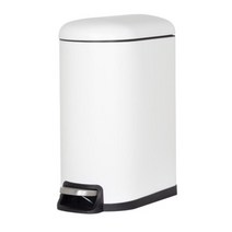 모노플랫 직사각형 무광 쓰레기통 10L V2, 화이트, 1개