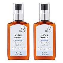 라입 R3 아르간 헤어오일 화이트솝, 100ml, 2개