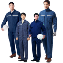 KSK 춘추 청지작업복 청작업복 용접용 작업복 용접복 상하세트 일체형 작업복, KSK 717(스즈끼), M(90)