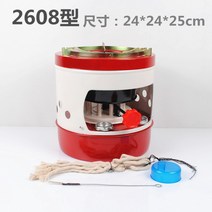 등유난로 석유난로 캠핑 낚시 세트 석유난로 로터리난로 석유 차박 난로 심지 미니등유난로, Yanlun 브랜드 2608 (10 코어
