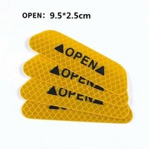 벤츠마크 자동차 오픈 반사 테이프 경고 마크 자전거 메르세데스 벤츠 GL63 클래스 R AMG, 04 YELLOW, 04 YELLOW