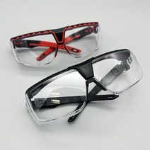 하니웰 Uvex 아바타 OTG 보안경 안전고글+클리너10개(블랙+블랙), 1개