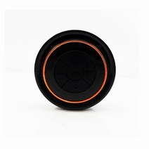 ILUCIA 말하는 스피커 방수 블루투스 스피커, black/orange