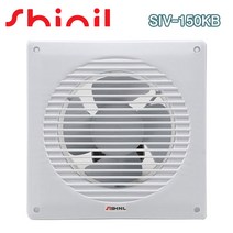 신일전자 욕실용 신일환풍기 SIV-150KB 사이즈 210mm 화장실 저소음 소형 배기팬, 1개