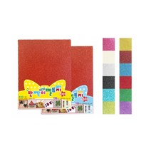 만들기재료 접착 비접착 반짝이펠트지 접착식