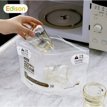 에디슨 맘 편한 전자레인지 살균 스팀백, 5개입, 2개