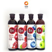청정원 자연발효 홍초900ml 석류 블루베리 식초음료, 1, 복분자900m