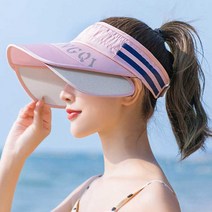 태양을 피하는 법 여성 비치 휴가철 코디 썬바이저 날개 모자 아이템