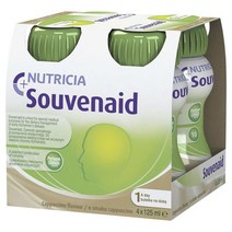 뉴질랜드 직구 Nutricia 음료 Souvenaid Memory Drink Cappuccino 그린 캡 125ML 4팩, 수량, 상세참조