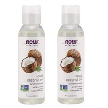 NOW Solutions 나우 솔루션즈 리퀴드 코코넛 보습 오일 118ml 2팩