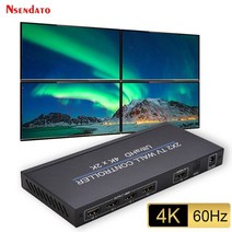 4k 60hz 2x2 hdmi tv 비디오 월 컨트롤러 스크린 스티칭 프로세서 splicer 2x1 3x1 1x3 1x2 4x1 1x4 hdmi 비디오 splicer for ps4, 오 플러그