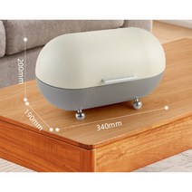 브레드박스 비상 약통보관함 정리수납함 케이스, 보관함, 화이트 그레이, 1개