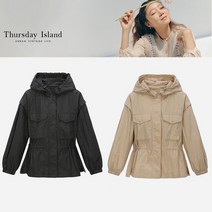 [써스데이아일랜드] DB_ 소매 볼륨 후드 점퍼 T226MJP131W