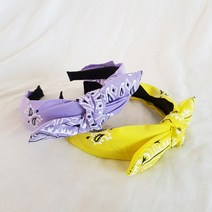 나의허니비 페이즐리 반다나헤어밴드 화려한 추가색상 리본 정유미머리띠