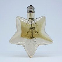 LED 별 눈꽃 3W 에디슨램프 디자인 전구 무드등 인테리어램프