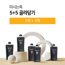 두손푸드 마시는죽 5+5 골라담기 짜먹는죽 간편한 아침식사대용 모닝죽 환자 영양죽 다이어트죽, ⑤ 견과죽 5개입, ④ 흑임자죽 5개입