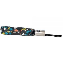 Totes NeverWet 기술 자동 열림 닫기 블랙 109.2cm(43인치) 아크 우산에 다채로운 도트 미디엄 4416015891