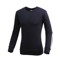 [바보사랑] 숄더 배색 투 라인 맨투맨 티셔츠 MZ450