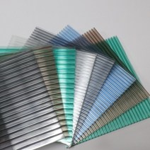 국내생산 SKY LITE 평판형 복층판 렉산 폴리카보네이트 복층PC (6T 10T 16T) (재단무료), 메탈그레이, 2100mm X 1000mm, 10mm