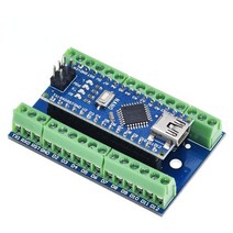아두이노 키트 코딩 입문 교육 보드 점퍼선 버전 Nano V3.0 컨트롤러 터미널 어댑터 확장 보드 NANO IO Shi, [03] 1Set