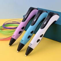 3D펜 3D팬 쓰리디팬 3디펜 3DPEN 공예 LCD 화면 크리스마스 생일 선물 DIY 인쇄 연필 예술 프린터 3D 펜 펜 드로잉 용품, PLA-36 color line