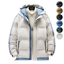 Sevenmoon코트 남자 코트 흰오리털 M-4XL